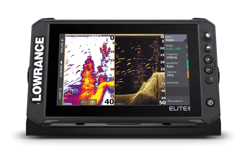 Lowrance Elite FS 9" met 3 in 1 transducer