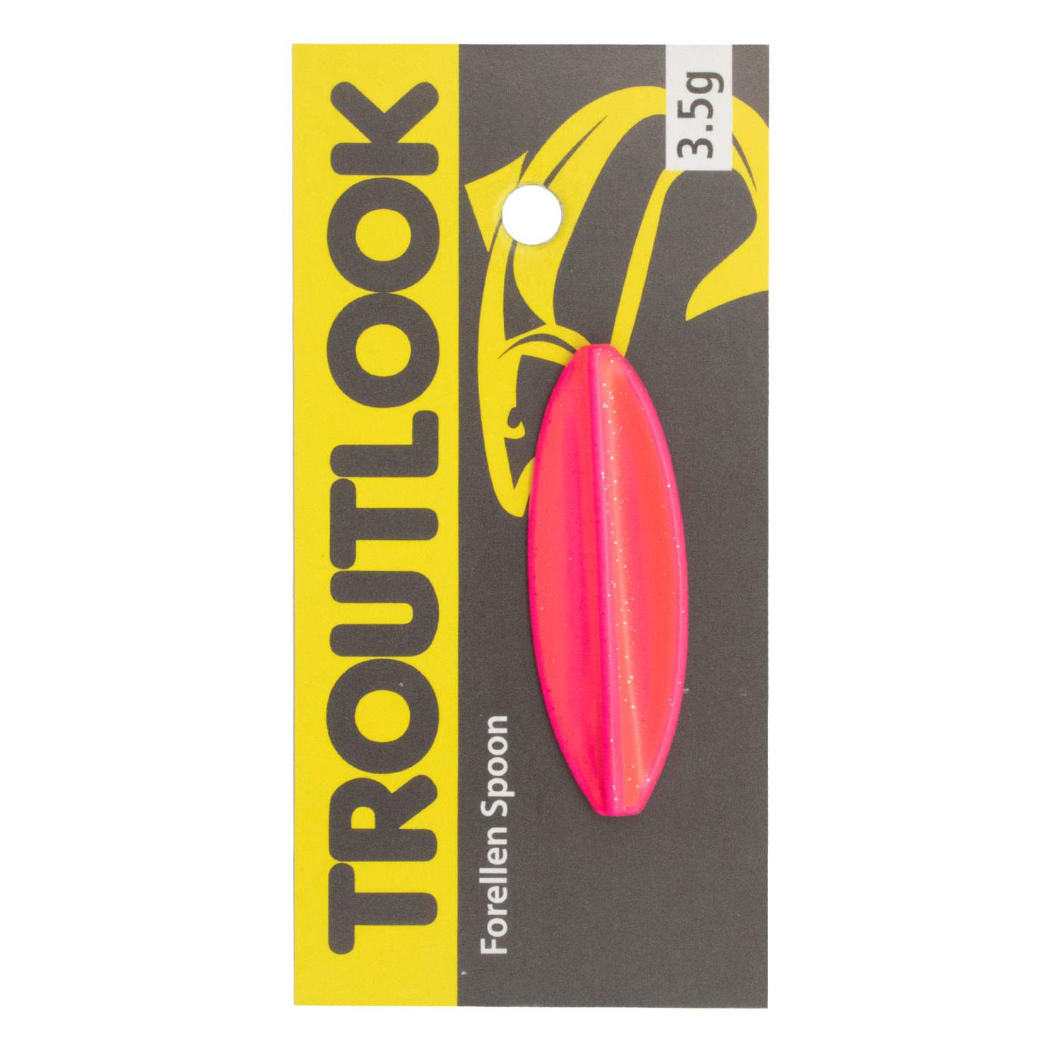 Troutlook - Hurricane - Inline Spoon - 4cm - 3,5gr - Black/Pink UV