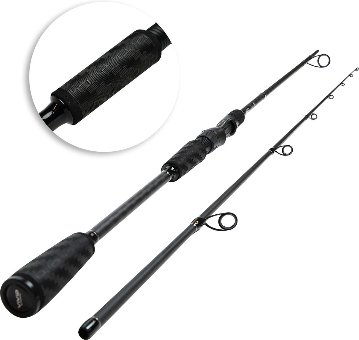 DLT Vivid Spinning Rod Set MH Allround – 2,40 m – 10–60 g – Rutenset – Rute mit Rolle und geflochtener Angelschnur