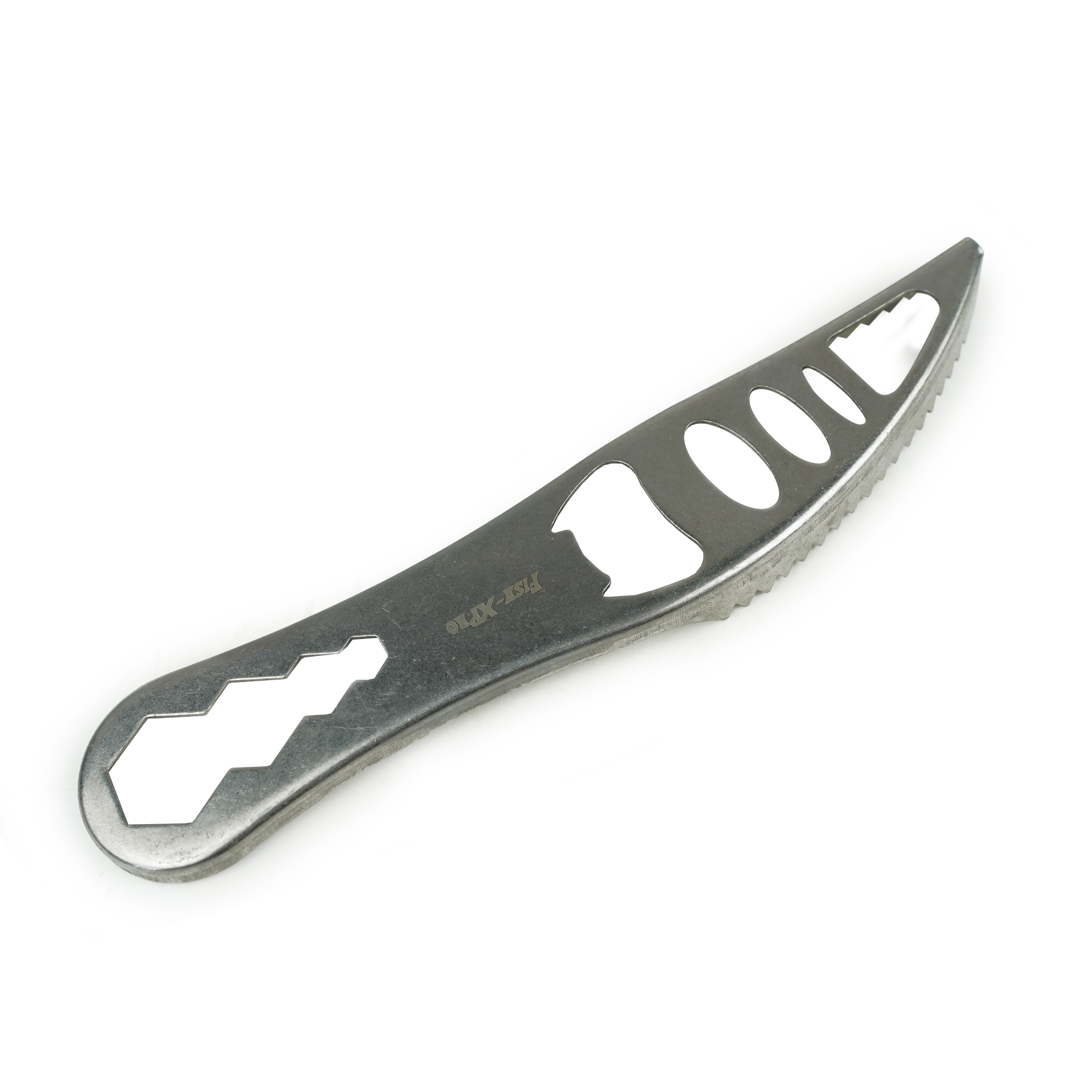  FishXpro - Fisch Filetierset - Deluxe - 4 Teile - Entschupper - Fischmesser - Filetiermesser - Schneidebrett mit Klammer