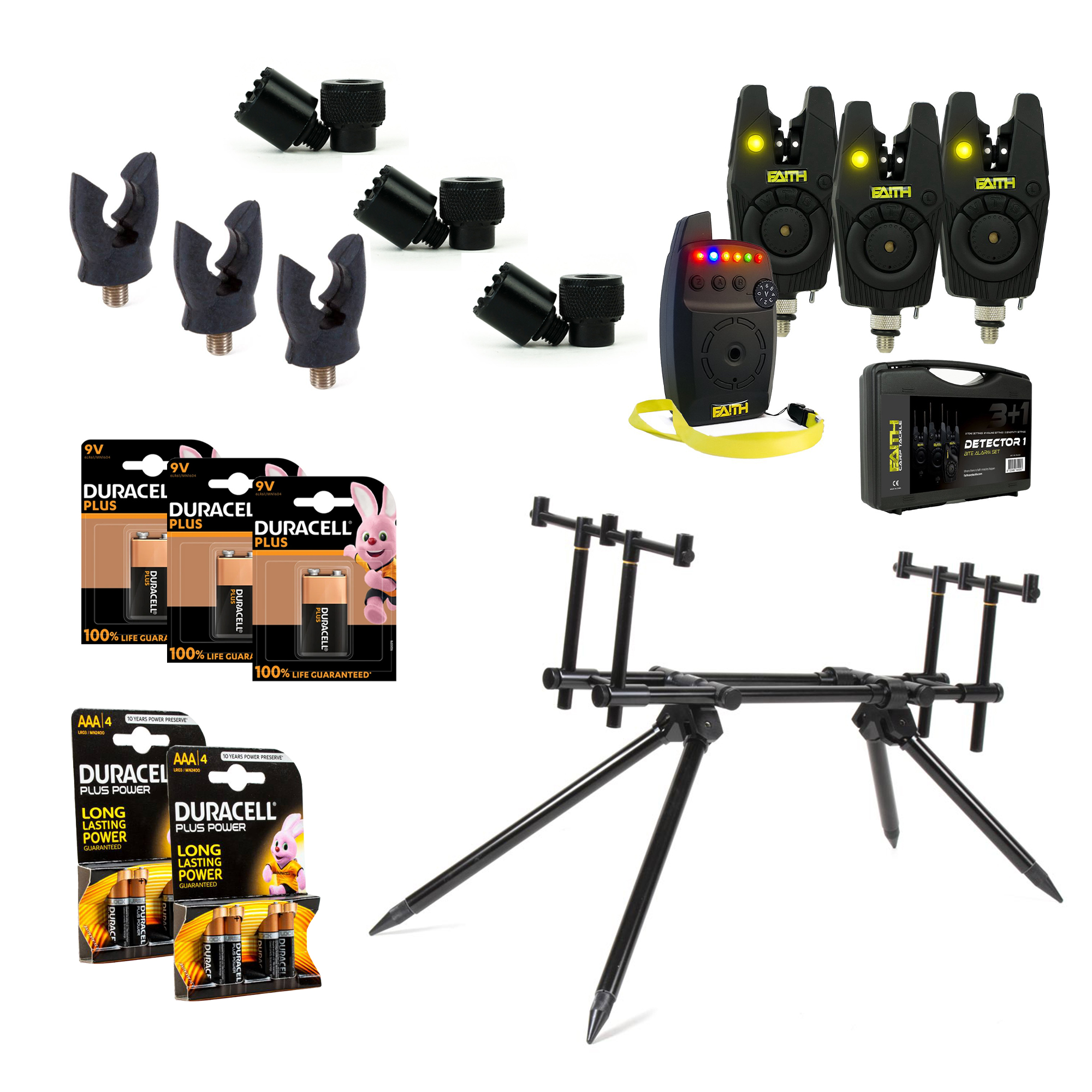 Faith Rod Pod Komplett Set – Zusammengestellt von Dennis aus unserer Filiale in Lelystad