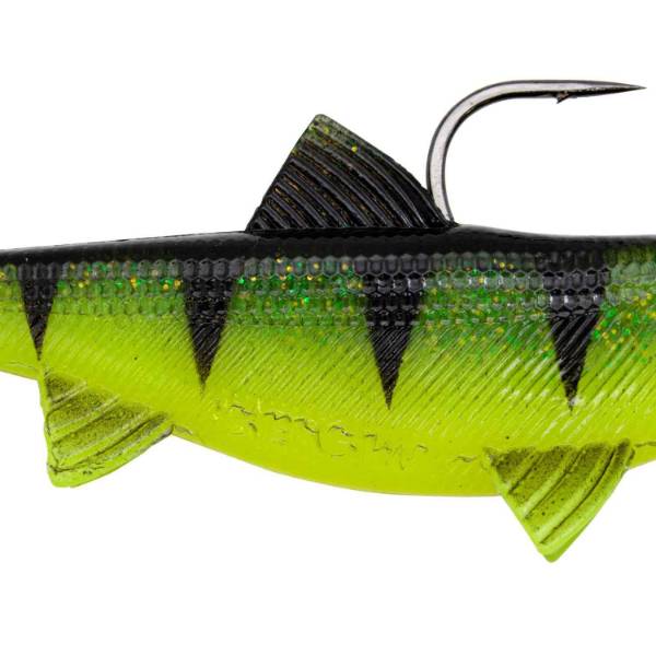 Senshu Real Fin Shad 12 Ready2Catch | Glänzender Tiger | 12cm | 25g | 3 Stück