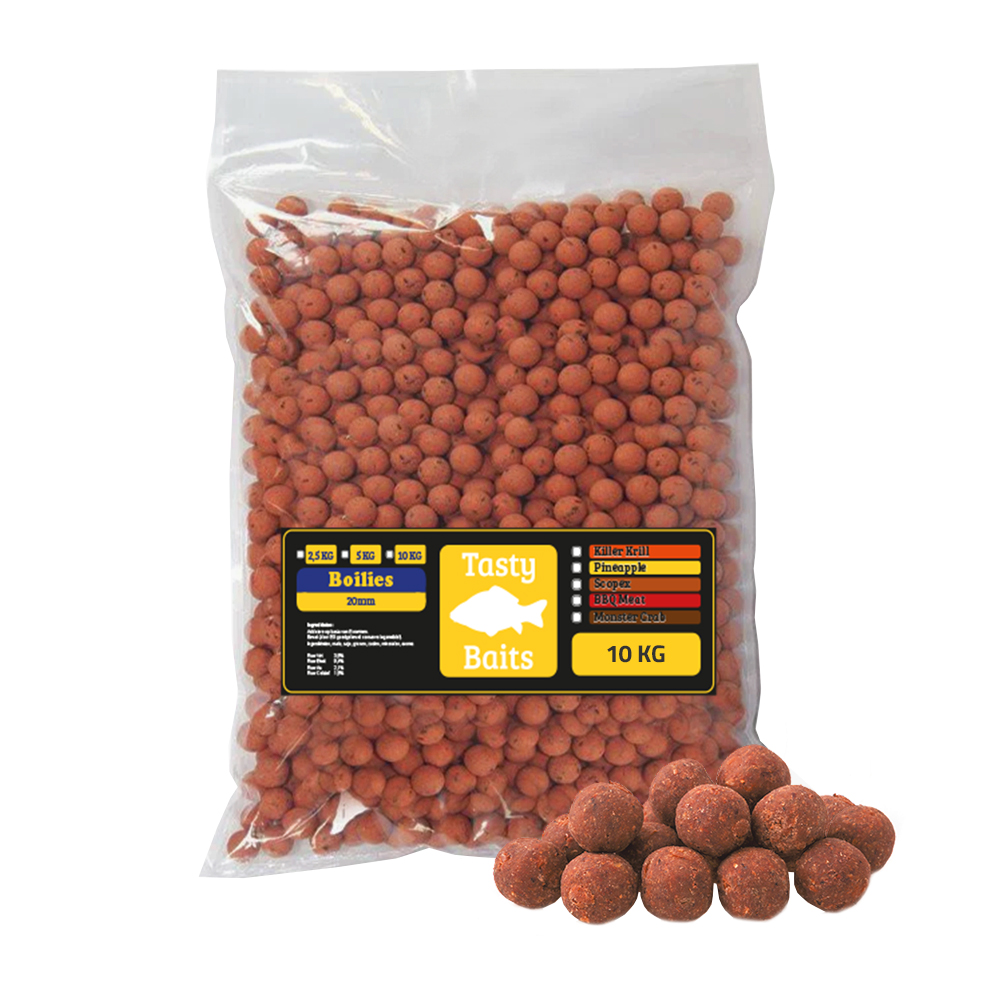 X2 Tasty Baits Boilies-Set komplett – Monstercrab